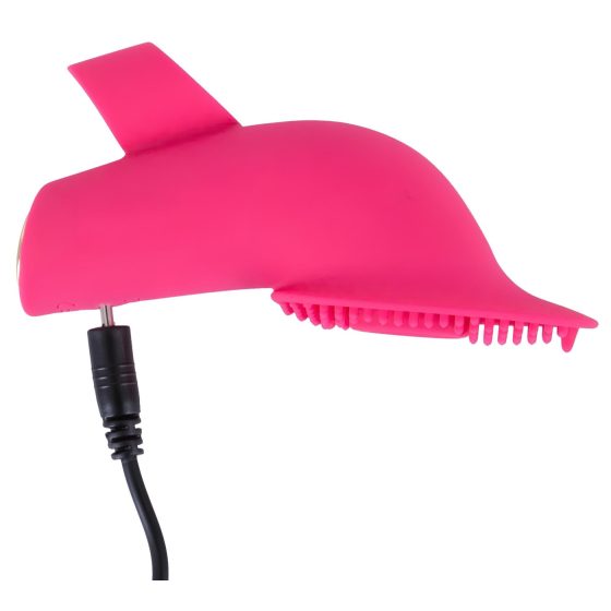 SMILE Licking - Air Wave-Tongue Finger Vibrator (Pink)