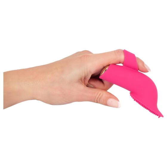 SMILE Licking - Wireless Air-Wave Finger Vibrator (Pink)