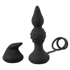 Rebel 2in1 - Wireless Anal Vibrator with Cock Ring (Black)