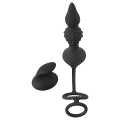 Rebel 2in1 - Wireless Anal Vibrator with Cock Ring (Black)