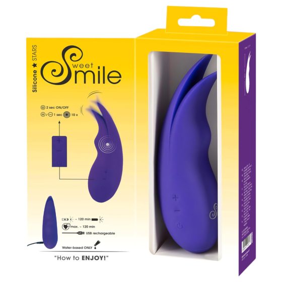 SMILE Multi - Rechargeable, Extra Strong Clitoral Vibrator (Purple)