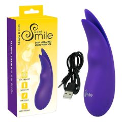   SMILE Multi - Rechargeable, Extra Strong Clitoral Vibrator (Purple)