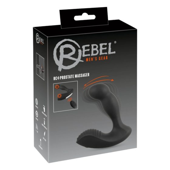 Rebel - Wireless Remote-Control Prostate Vibrator (Black)