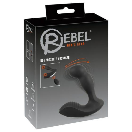 Rebel - Wireless Remote-Control Prostate Vibrator (Black)