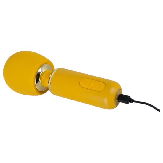 YNFV - Cordless Mini Massager Vibrator (Yellow)