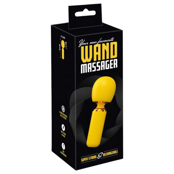 YNFV - Cordless Mini Massager Vibrator (Yellow)