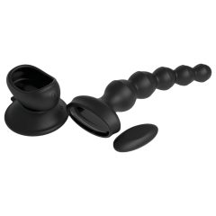   3Some Wall Banger Beads - Rechargeable, Wireless Prostate Vibrator (Black)