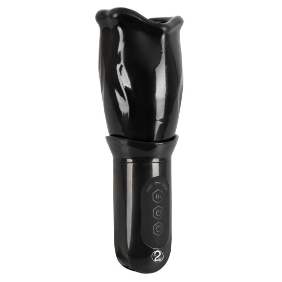 STROKER Rotating - Rechargeable Rotating Masturbator (Black)