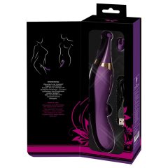   Javida - 2-in-1 Rechargeable Clitoral Stimulator and Vibrator Set (Purple)