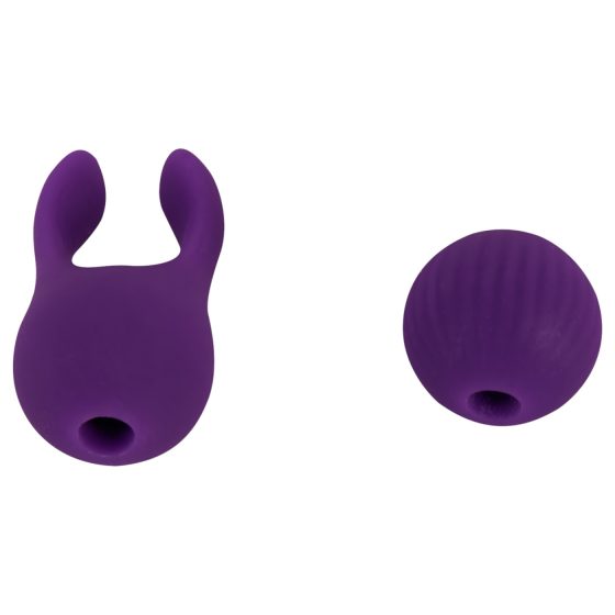 Javida - 2-in-1 Rechargeable Clitoral Stimulator and Vibrator Set (Purple)