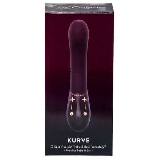 Hot Octopuss Curve - Rechargeable, waterproof G-spot vibrator (purple)