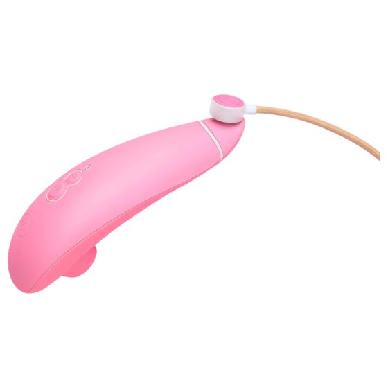 Womanizer Premium Eco - rechargeable clitoris stimulator (pink)