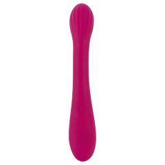 SMILE G-spot - Rechargeable, ribbed G-spot vibrator (purple)