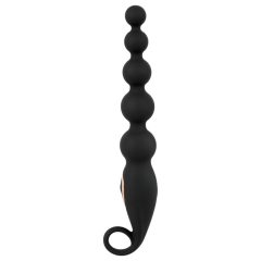 ANOS Anal Beads with Vibration (Black)