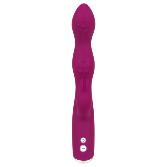 SMILE - flexible vibrator with clitoral arm for A and G-spot (purple)