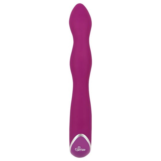 SMILE - flexible vibrator with clitoral arm for A and G-spot (purple)