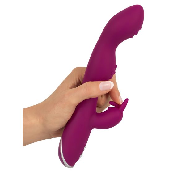 SMILE - flexible vibrator with clitoral arm for A and G-spot (purple)