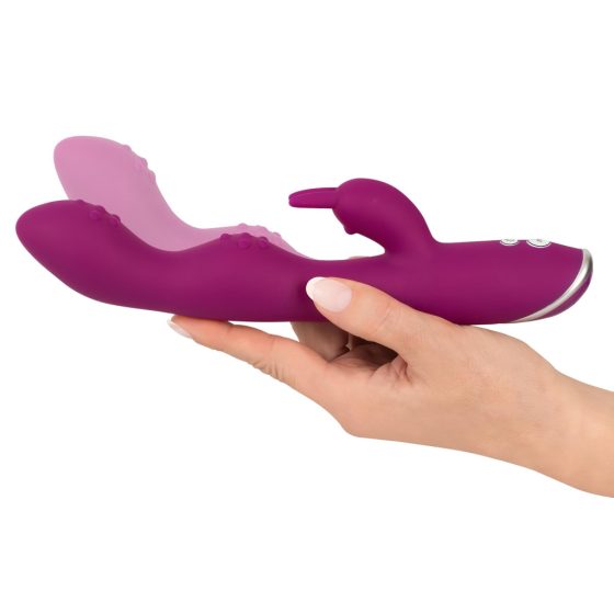 SMILE - flexible vibrator with clitoral arm for A and G-spot (purple)