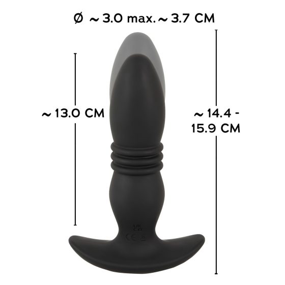 ANOS - Radio-Controlled Thrusting Anal Vibrator (Black)