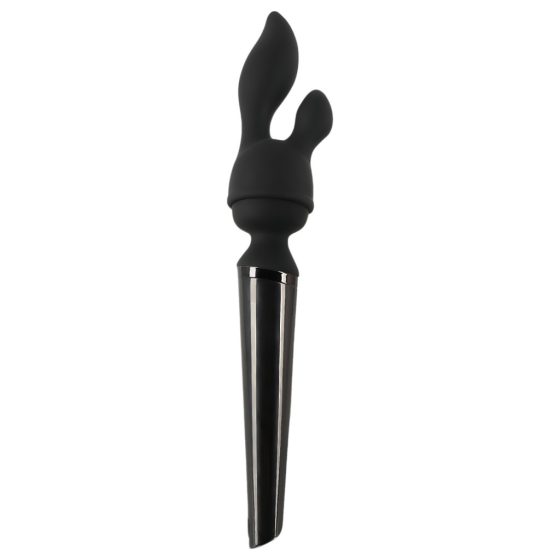 Ya Clit Wand - Rechargeable Massage Vibrator Set (Black)