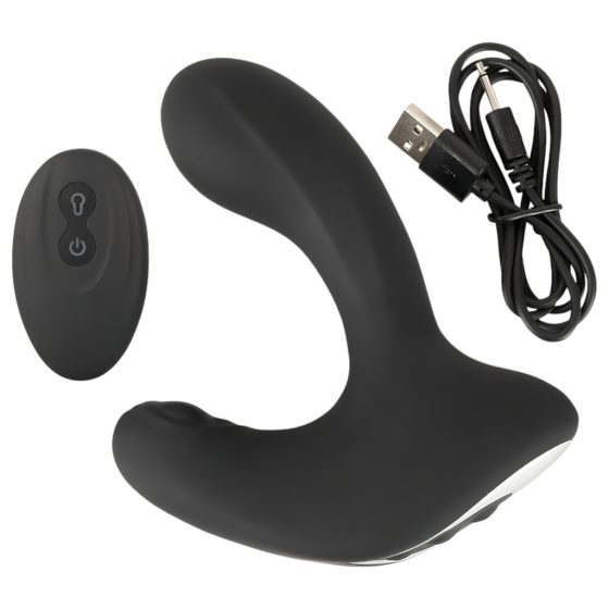 Rebel RC - Rechargeable Wireless Inflatable Anal Vibrator (Black)