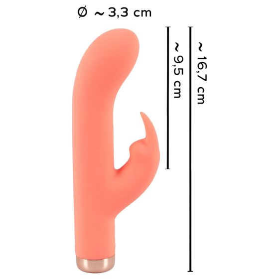 You2Toys Peachy! Mini Rabbit - Rechargeable Bunny Vibrator (Peach)