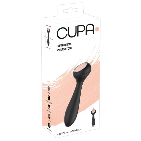 You2Toys CUPA - Rechargeable, Warming 2in1 Vibrator (Black)