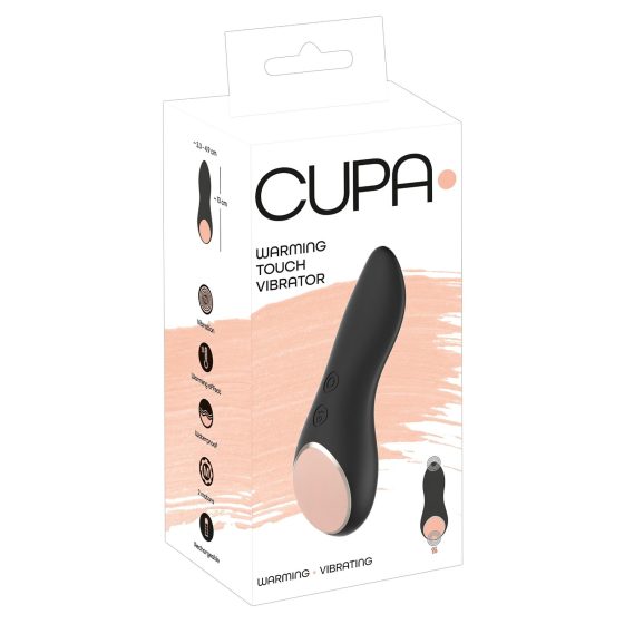 You2Toys CUPA - Rechargeable, Warming Clitoral Vibrator (Black)