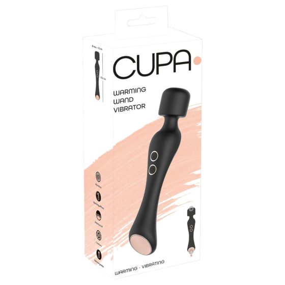 You2Toys CUPA Wand - Rechargeable 2in1 Massage Vibrator (Black)