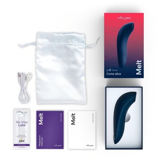 We-Vibe Melt - Rechargeable, Smart Air-Pulse Clitoral Stimulator (Blue)