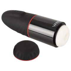   WYNE 02 - Rechargeable Vibrating-Suction Pleasure Device (Black-White)