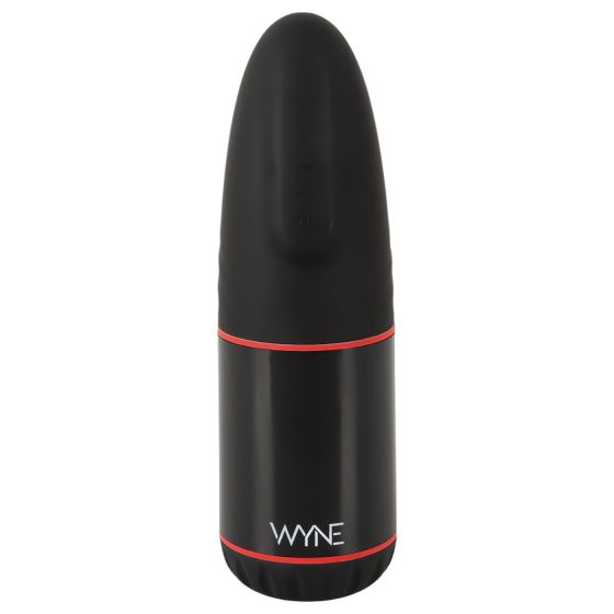 WYNE 02 - Rechargeable Vibrating Suction Masturbator (Black-White)