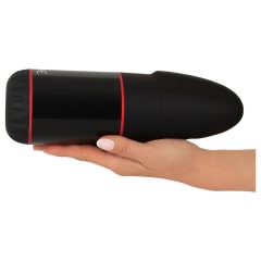   WYNE 02 - Rechargeable Vibrating Suction Masturbator (Black-White)