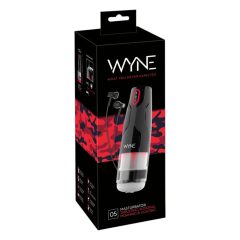 WYNE 05 - Rechargeable Rotating Masturbator (Black-White)