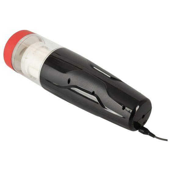 WYNE 05 - Rechargeable Rotating Masturbator (Black-White)