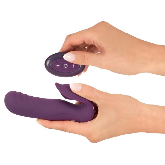 Javida RC - Wireless 2-Function Clitoral Vibrator (Purple)