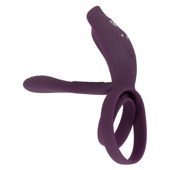 Couples Choice - Rechargeable Wireless Penis Ring (Purple)