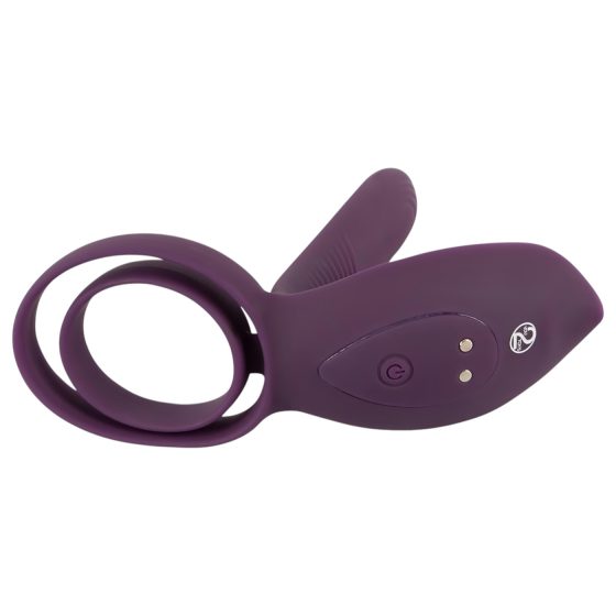 Couples Choice - Rechargeable Wireless Penis Ring (Purple)