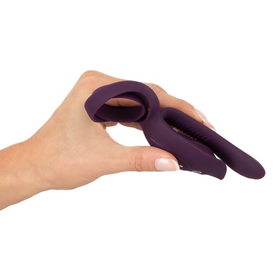 Couples Choice - Rechargeable Wireless Penis Ring (Purple)