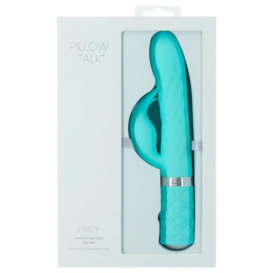 Pillow Talk Lively - Rechargeable Clitoral Vibrator (Turquoise)