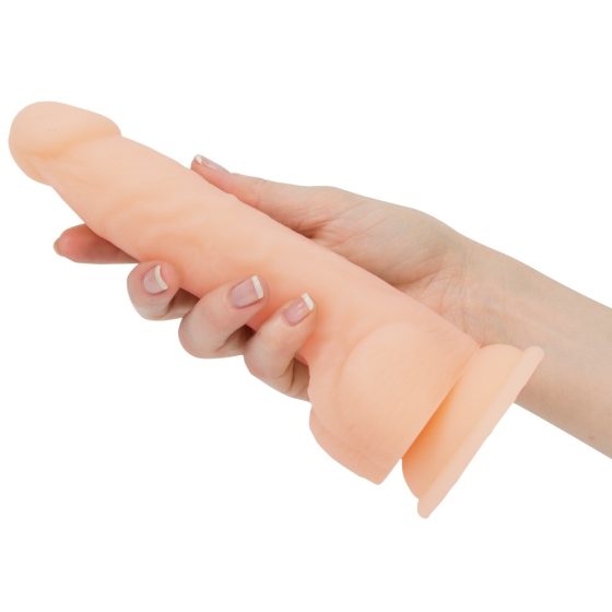 Naked Addiction 8-inch Rechargeable Rotating Vibrator - Natural