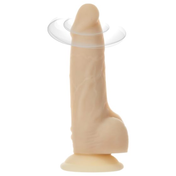 Naked Addiction Rotating 7 - Rechargeable, Rotating Vibrator (18cm) - Natural