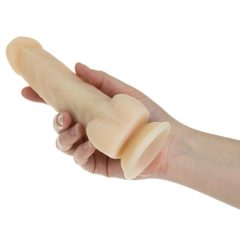   Naked Addiction 7 Rotating Rechargeable Vibrator (18cm) - Natural