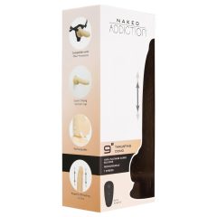   Naked Addiction Thrusting 9 - Radio-Controlled Thrusting Vibrator - Natural (23cm)