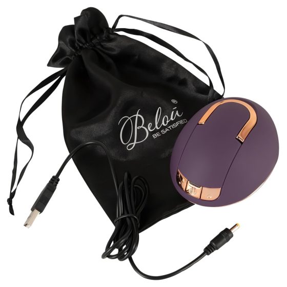 Belou - Rechargeable, Rotating Vulva Massage Vibrator (Purple)