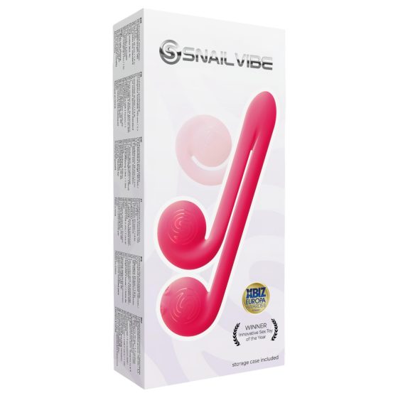 Snail Vibe Duo - Rechargeable 3in1 Stimulation Vibrator (pink)