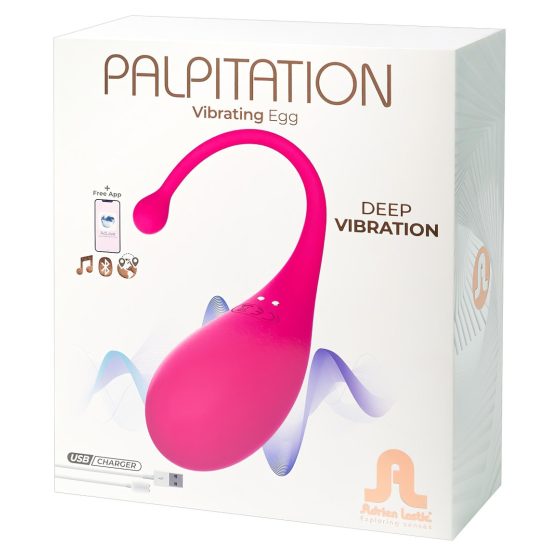 Adrien Lastic Palpitation - Smart Vibrating Egg (Pink)