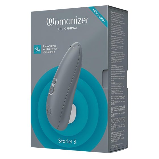 Womanizer Starlet 3 - Air Pulse Clitoral Stimulator (Grey)