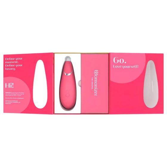 Womanizer Premium 2 - Rechargeable, Waterproof Clitoral Stimulator (Pink)