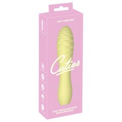   Cuties Mini 3 - Rechargeable, Waterproof, Mace Vibrator (Yellow)